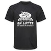 Maillot de Sport Homme Lutte Une Legende Tu Deviendras - T-Shirt Respirant Polyester Manches Courtes - Cadeau Sportif Anniversaire Noël Fête des Pères