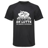 Maillot de Sport Homme Lutte Une Legende Tu Deviendras - T-Shirt Respirant Polyester Manches Courtes - Cadeau Sportif Anniversaire Noël Fête des Pères