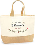 Sac Jute Infirmière au Top