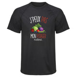 Maillot de Sport Homme Potager Copie Jpeux Pas - T-Shirt Respirant Polyester Manches Courtes - Cadeau Sportif Anniversaire Noël Fête des Pères