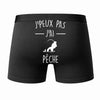 Caleçon J'peux Pas J'Ai Pêche - Humour Boxer Coton Idée Cadeau