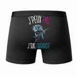 Caleçon J'peux Pas J'Ai Guitare - Humour Boxer Coton Idée Cadeau