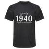 Maillot de Sport Homme 1940 Cuvee Grand Cru - T-Shirt Respirant Polyester Manches Courtes - Cadeau Sportif Anniversaire Noël Fête des Pères