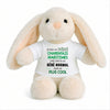 Peluche Lapin Bébé Doudou Humour Charentais Maritimes Cadeau Naissance Nouveau né Fille garçon Baby Shower