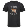 Maillot de Sport Homme Coran Cest la Vie - T-Shirt Respirant Polyester Manches Courtes - Cadeau Sportif Anniversaire Noël Fête des Pères