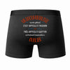 Caleçon Un Documentaliste Aussi génial - Dos - Humour Boxer Coton Motif Métier Idée Cadeau Anniversaire Noël Homme