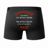Caleçon Un Documentaliste Aussi génial - Dos - Humour Boxer Coton Motif Métier Idée Cadeau Anniversaire Noël Homme