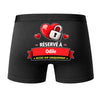 Caleçon Réservé à Odile - Dos - Humour Boxer Coton Motif Métier Idée Cadeau Anniversaire Noël Homme