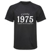 Maillot de Sport Homme 1975 Cuvee Grand Cru - T-Shirt Respirant Polyester Manches Courtes - Cadeau Sportif Anniversaire Noël Fête des Pères