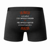 Caleçon Un Avocat Aussi génial - Dos - Humour Boxer Coton Motif Métier Idée Cadeau Anniversaire Noël Homme
