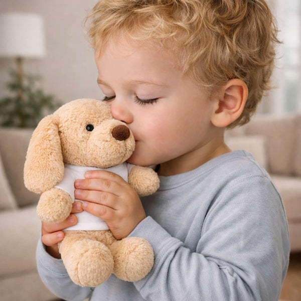 Doudou bébé Chien Ma Mission Yoga avec Maman Peluche Cadeau Naissance Nouveau né Fille garçon Baby Shower