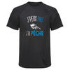 Maillot de Sport Homme Peche Boite Bleu Jpeux Pas - T-Shirt Respirant Polyester Manches Courtes - Cadeau Sportif Anniversaire Noël Fête des Pères