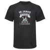 Maillot de Sport Homme Aquabike Octogenaire Homme - T-Shirt Respirant Polyester Manches Courtes - Cadeau Sportif Anniversaire Noël Fête des Pères