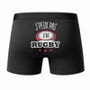Caleçon J'peux Pas J'Ai Rugby - Humour Boxer Coton Idée Cadeau