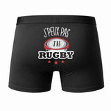 Caleçon J'peux Pas J'Ai Rugby - Humour Boxer Coton Idée Cadeau