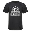 Maillot de Sport Homme Biathlon Une Legende Tu Deviendras - T-Shirt Respirant Polyester Manches Courtes - Cadeau Sportif Anniversaire Noël Fête des Pères