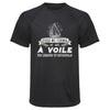 Maillot de Sport Homme Voile Une Legende Tu Deviendras - T-Shirt Respirant Polyester Manches Courtes - Cadeau Sportif Anniversaire Noël Fête des Pères
