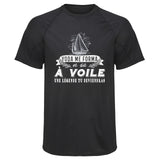 Maillot de Sport Homme Voile Une Legende Tu Deviendras - T-Shirt Respirant Polyester Manches Courtes - Cadeau Sportif Anniversaire Noël Fête des Pères