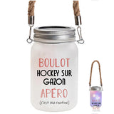 Lanterne hockey sur gazon Irremplaçable | Lampe Jardin Idée Décoration Cadeau