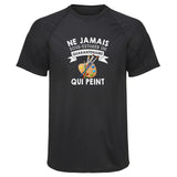 Maillot de Sport Homme Peinture Copie Quarantenaire Homme - T-Shirt Respirant Polyester Manches Courtes - Cadeau Sportif Anniversaire Noël Fête des Pères