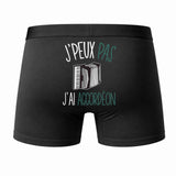 Caleçon J'peux Pas J'Ai Accordéon - Humour Boxer Coton Idée Cadeau