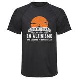 Maillot de Sport Homme Alpinisme Une Legende Tu Deviendras - T-Shirt Respirant Polyester Manches Courtes - Cadeau Sportif Anniversaire Noël Fête des Pères