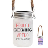 Lanterne geocaching Irremplaçable | Lampe Jardin Idée Décoration Cadeau