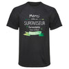 Maillot de Sport Homme pour Merci Superviseur Inoubliable - T-Shirt Respirant Polyester Manches Courtes - Cadeau Sportif Anniversaire Noël Fête des Pères
