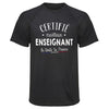 Maillot de Sport Homme Enseignant - T-Shirt Respirant Polyester Manches Courtes - Cadeau Sportif Anniversaire Noël Fête des Pères