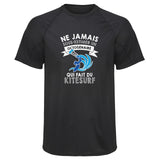 Maillot de Sport Homme Kitesurf Octogenaire Homme - T-Shirt Respirant Polyester Manches Courtes - Cadeau Sportif Anniversaire Noël Fête des Pères