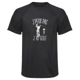 Maillot de Sport Homme Golf Copie Jpeux Pas - T-Shirt Respirant Polyester Manches Courtes - Cadeau Sportif Anniversaire Noël Fête des Pères