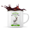 Idée Mug Cadeau Travail Métier Humour Collègue Femme Anniversaire Noël (Âne, Mug Métallique)