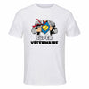 Maillot de Sport Homme Super Veterinaire - T-Shirt Respirant Polyester Manches Courtes - Cadeau Sportif Anniversaire Noël Fête des Pères