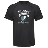 Maillot de Sport Homme Patinage 50 Homme Quinquagenaire Homme - T-Shirt Respirant Polyester Manches Courtes - Cadeau Sportif Anniversaire Noël Fête des Pères