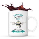Idée Mug Cadeau Travail Métier Humour Collègue Femme Anniversaire Noël (Mouche, Mug Standard)