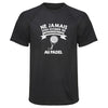 Maillot de Sport Homme Padel Quinquagenaire Homme - T-Shirt Respirant Polyester Manches Courtes - Cadeau Sportif Anniversaire Noël Fête des Pères