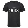 Maillot de Sport Homme 1943 Cuvee Grand Cru - T-Shirt Respirant Polyester Manches Courtes - Cadeau Sportif Anniversaire Noël Fête des Pères