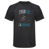 Maillot de Sport Homme Contrebasse Copie Jpeux Pas - T-Shirt Respirant Polyester Manches Courtes - Cadeau Sportif Anniversaire Noël Fête des Pères
