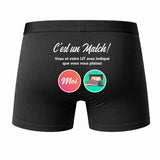 Caleçon L'AÉROBIQUE C'est Un Match - Dos - Humour Boxer Coton Motif Métier Idée Cadeau Anniversaire Noël Homme