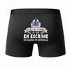 Caleçon Une légende Te Forma Escrime - Dos - Humour Boxer Coton Motif Métier Idée Cadeau Anniversaire Noël Homme