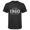 Maillot de Sport Homme 1960 Cuvee Grand Cru - T-Shirt Respirant Polyester Manches Courtes - Cadeau Sportif Anniversaire Noël Fête des Pères