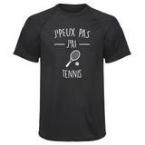 Maillot de Sport Homme Tennis Jpeux Pas Simple Jpeux Pas - T-Shirt Respirant Polyester Manches Courtes - Cadeau Sportif Anniversaire Noël Fête des Pères
