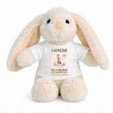 Peluche Lapin Bébé Doudou Capucine Cou Monte Girafe Cadeau Naissance Fille Nouveau-Né Baby Shower