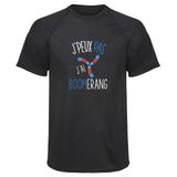 Maillot de Sport Homme Boomerang Copie Jpeux Pas - T-Shirt Respirant Polyester Manches Courtes - Cadeau Sportif Anniversaire Noël Fête des Pères