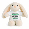 Peluche Lapin Bébé Doudou Humour Neo Aquitain Cadeau Naissance Nouveau né Fille garçon Baby Shower