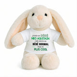 Peluche Lapin Bébé Doudou Humour Neo Aquitain Cadeau Naissance Nouveau né Fille garçon Baby Shower