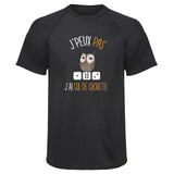 Maillot de Sport Homme Jpeux Pas Cul de Chouette 2 Jpeux Pas - T-Shirt Respirant Polyester Manches Courtes - Cadeau Sportif Anniversaire Noël Fête des Pères