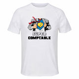 Maillot de Sport Homme Super Comptable - T-Shirt Respirant Polyester Manches Courtes - Cadeau Sportif Anniversaire Noël Fête des Pères