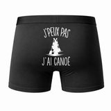 Caleçon J'peux Pas J'Ai Canoë - Humour Boxer Coton Idée Cadeau