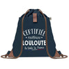 Sac à Dos Bleu avec Pochette Certifiée meilleure Louloute